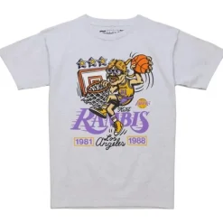 Apparel Mitchell & Ness T-Shirts & Tops-M&N X Glco Tee Los Angeles Lakers Kurt Rambis
