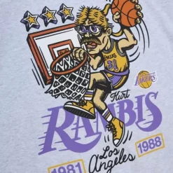 Apparel Mitchell & Ness T-Shirts & Tops-M&N X Glco Tee Los Angeles Lakers Kurt Rambis