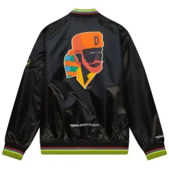 Apparel Mitchell & Ness Jackets & Outerwear-M&N X Hebru Satin Jacket