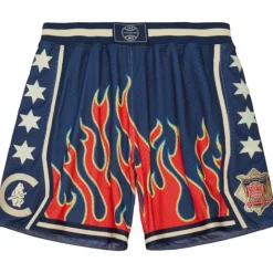 Apparel Mitchell & Ness Shorts-M&N X Jfg Flame Shorts Chicago Cubs