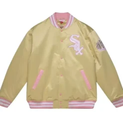 Apparel Mitchell & Ness Jackets & Outerwear-M&N X Joe Freshgoods Satin Jacket Chicago White Sox