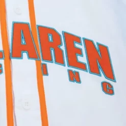 Apparel Mitchell & Ness T-Shirts & Tops-M&N X Mclaren Miami Grand Prix Cotton Button Front