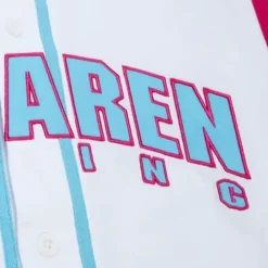 Apparel Mitchell & Ness T-Shirts & Tops-M&N X Mclaren Miami Grand Prix Cotton Button Front