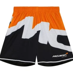 Apparel Mitchell & Ness Shorts-M&N X Mclaren Monaco Triple Crown Sublimated Mesh Shorts