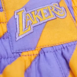 Apparel Mitchell & Ness Shorts-M&N X Melody Ehsani Puffer Short Los Angeles Lakers