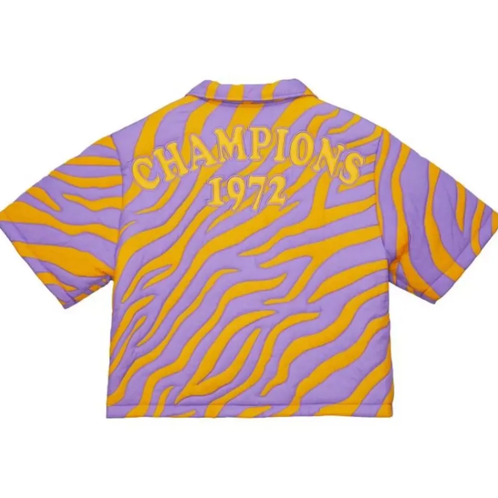 Apparel Mitchell & Ness T-Shirts & Tops-M&N X Melody Ehsani Puffer Shirt Los Angeles Lakers