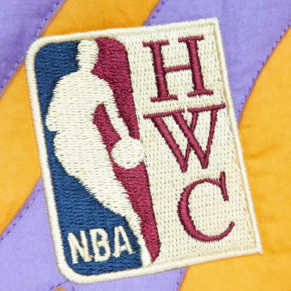 Apparel Mitchell & Ness T-Shirts & Tops-M&N X Melody Ehsani Puffer Shirt Los Angeles Lakers