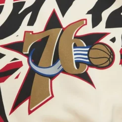 Apparel Mitchell & Ness Hoodies & Sweatshirts-M&N X Melody Ehsani Raglan Pullover Philadelphia 76Ers