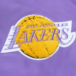 Apparel Mitchell & Ness Jackets & Outerwear-M&N X Melody Ehsani Satin Jacket Los Angeles Lakers