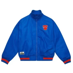 Apparel Mitchell & Ness Jackets & Outerwear-M&N X Melody Ehsani Satin Jacket New York Knicks