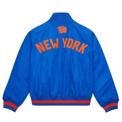 Apparel Mitchell & Ness Jackets & Outerwear-M&N X Melody Ehsani Satin Jacket New York Knicks