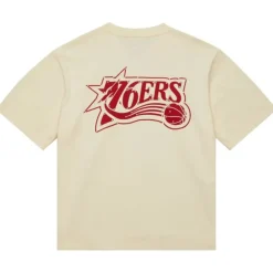 Apparel Mitchell & Ness T-Shirts & Tops-M&N X Melody Ehsani Ss Tee Philadelphia 76Ers