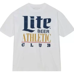 Apparel Mitchell & Ness T-Shirts & Tops-M&N X Miller Lite Stacked Athletic Club Tee
