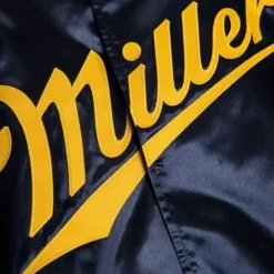 Apparel Mitchell & Ness Jackets & Outerwear-M&N X Miller Satin Jacket Collab