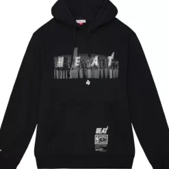 Apparel Mitchell & Ness Hoodies & Sweatshirts-M&N X Nicky Jam Cityscape Hoody Miami Heat