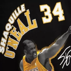 Apparel Mitchell & Ness T-Shirts & Tops-M&N X Sports Illustrated Photo Reals Tee Los Angeles Lakers Shaquille O'Neal