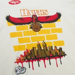 Apparel Mitchell & Ness T-Shirts & Tops-M&N X Tats Cru City Tee Atlanta Hawks