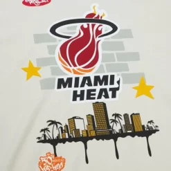 Apparel Mitchell & Ness T-Shirts & Tops-M&N X Tats Cru City Tee Miami Heat
