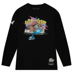 Apparel Mitchell & Ness T-Shirts & Tops-M&N X 50Th Aohh Graff Ls Tee
