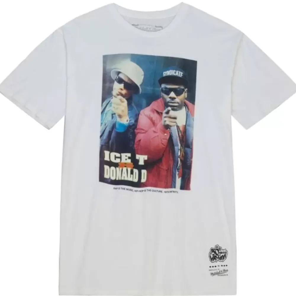 Apparel Mitchell & Ness T-Shirts & Tops-M&N X 50Th Aohh Ice T And Donald D Tee