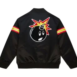 Apparel Mitchell & Ness Jackets & Outerwear-M&N X The Hundreds Satin Jacket