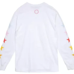 Apparel Mitchell & Ness T-Shirts & Tops-M&N X Uninterrupted Longsleeve New Jersey Nets