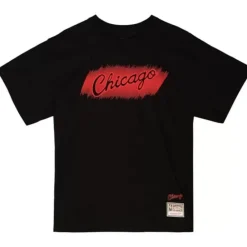 Apparel Mitchell & Ness T-Shirts & Tops-Monochrome Ss Tee Chicago Bulls