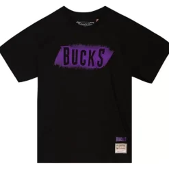Apparel Mitchell & Ness T-Shirts & Tops-Monochrome Ss Tee Milwaukee Bucks