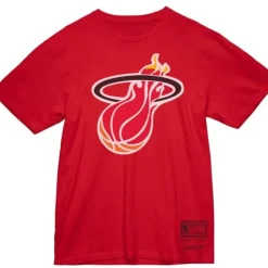 Apparel Mitchell & Ness T-Shirts & Tops-Mvp 2 Tee Miami Heat