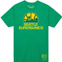 Apparel Mitchell & Ness T-Shirts & Tops-Mvp 2 Tee Seattle Supersonics