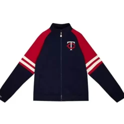 Apparel Mitchell & Ness Jackets & Outerwear-Mvp 2.0 Track Jacket Minnesota Twins