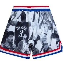 Apparel Mitchell & Ness Shorts-My Towns Lapstone Fashion Shorts Philadelphia 76Ers