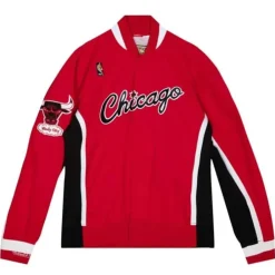 Apparel Mitchell & Ness Jackets & Outerwear-My Towns Leaders Warm Up Jacket Chicago Bulls