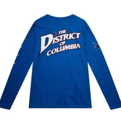 Apparel Mitchell & Ness T-Shirts & Tops-My Towns Major Ls Tee Washington Wizards