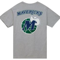 Apparel Mitchell & Ness T-Shirts & Tops-My Towns Politics Wordmark Ss Tee Dallas Mavericks