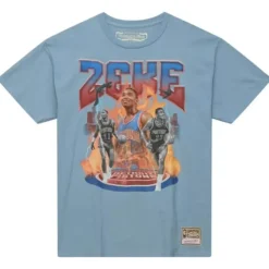 Apparel Mitchell & Ness T-Shirts & Tops-My Towns Two|18 Graphic Ss Tee Detroit Pistons