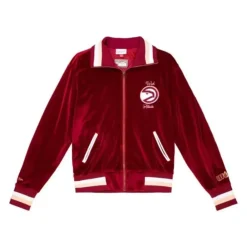 Apparel Mitchell & Ness Jackets & Outerwear-My Towns Wish Warm Up Jacket Atlanta Hawks