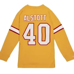 Apparel Mitchell & Ness T-Shirts & Tops-Name & Number Long Sleeve Tee Tampa Bay Buccaneers 2002 Mike Alstott