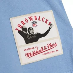 Apparel Mitchell & Ness T-Shirts & Tops-Name & Number Long Sleeve Tee Tennessee Titans 1999 Steve Mcnair