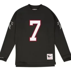 Apparel Mitchell & Ness T-Shirts & Tops-Name & Number Longsleeve Atlanta Falcons Michael Vick
