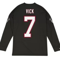 Apparel Mitchell & Ness T-Shirts & Tops-Name & Number Longsleeve Atlanta Falcons Michael Vick