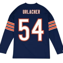 Apparel Mitchell & Ness T-Shirts & Tops-Name & Number Longsleeve Chicago Bears Brian Urlacher