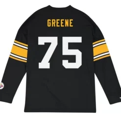 Apparel Mitchell & Ness T-Shirts & Tops-Name & Number Longsleeve Pittsburgh Steelers 1976 Joe Greene