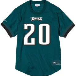 Apparel Mitchell & Ness T-Shirts & Tops-Name & Number Mesh Crew Neck Philadelphia Eagles Brian Dawkins