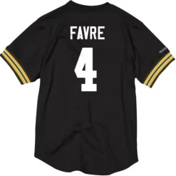 Apparel Mitchell & Ness T-Shirts & Tops-Name & Number Mesh Crew Neck Green Bay Packers Brett Favre