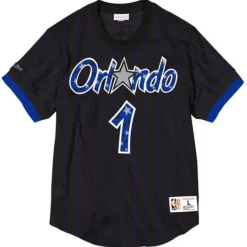 Apparel Mitchell & Ness T-Shirts & Tops-Name & Number Mesh Crewneck Orlando Magic Penny Hardaway