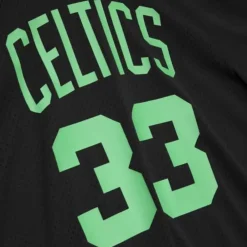 Apparel Mitchell & Ness T-Shirts & Tops-Name & Number Mesh Ss Hoodie Boston Celtics 1986 Larry Bird