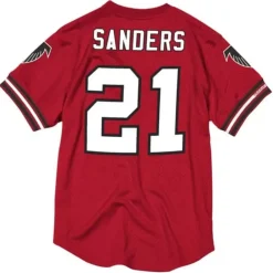 Apparel Mitchell & Ness T-Shirts & Tops-Name & Number Mesh Top Atlanta Falcons 1990 Deion Sanders