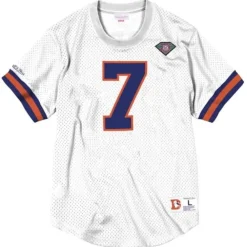 Apparel Mitchell & Ness T-Shirts & Tops-Name & Number Mesh Top Denver Broncos 1994 John Elway