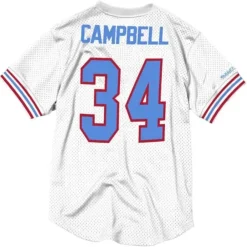 Apparel Mitchell & Ness T-Shirts & Tops-Name & Number Mesh Top Houston Oilers 1979 Earl Campbell